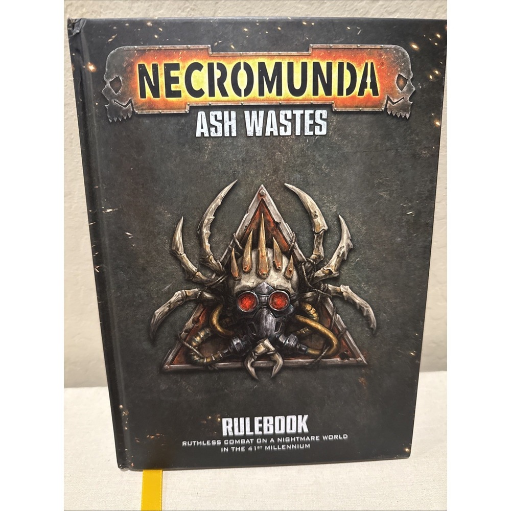 Warhammer 40k Necromunda Ash Wastes Rulebook Hardcover Games Workshop
